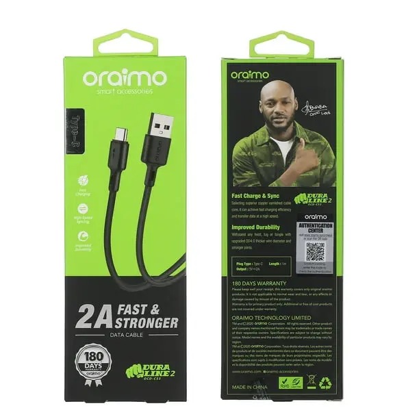 Oraimo Usb Type C Cable Ocd-c53